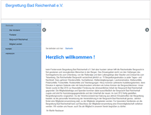 Tablet Screenshot of bergrettung-reichenhall.de